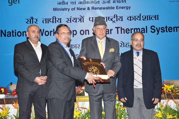 Sudarshan Saur has  won national awards for popular solar water heater brand